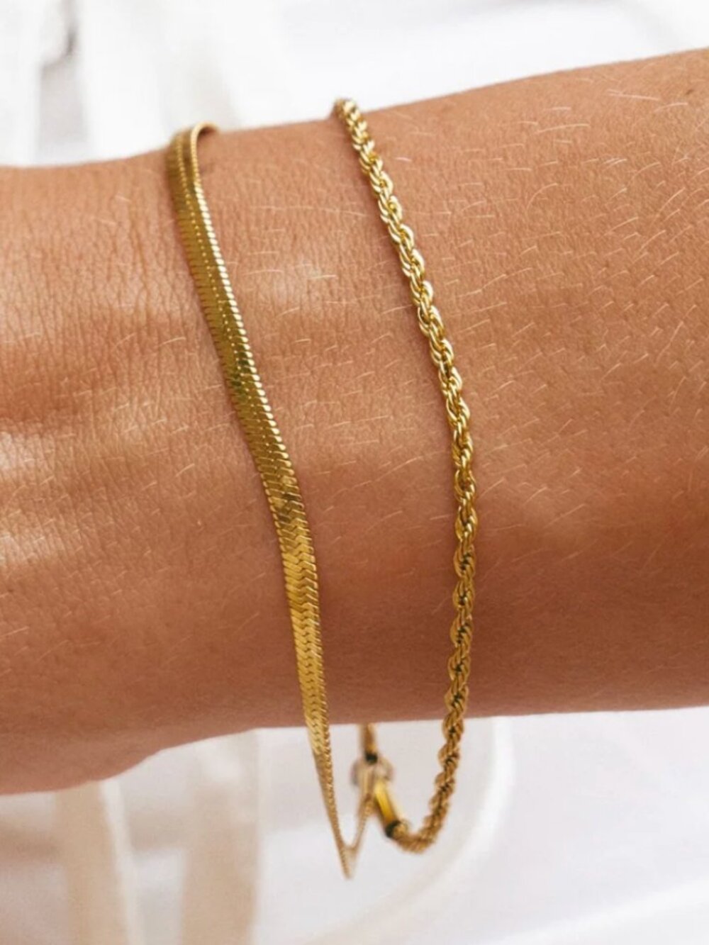 Atolea - "Ios" Layered Bracelet - Gold